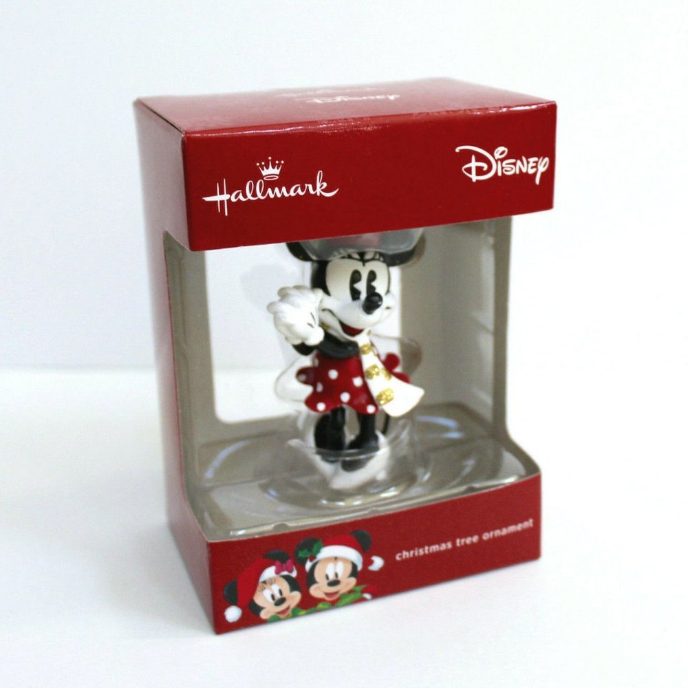 Hallmark Disney Minnie Mouse Scarf Christmas Tree Ornament